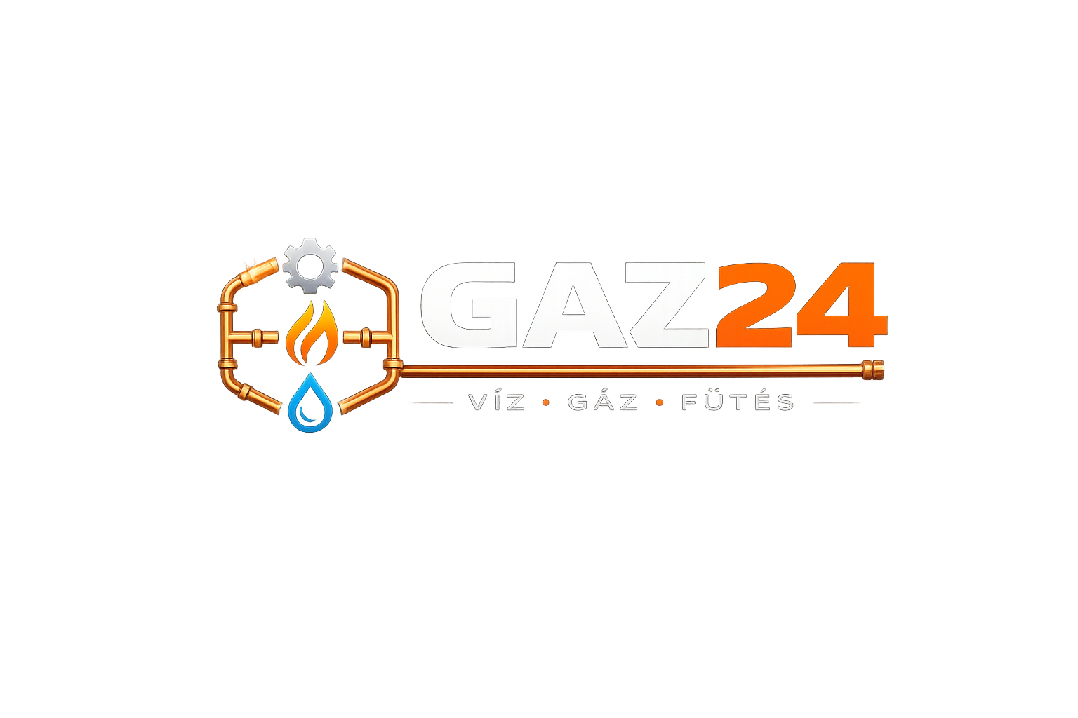 GAZ24 víz gáz fűtés